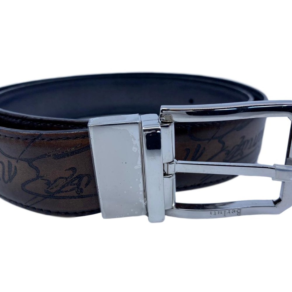 New Authentic Berluti Versatile Reversible Scritto - Picture 1 of 8
